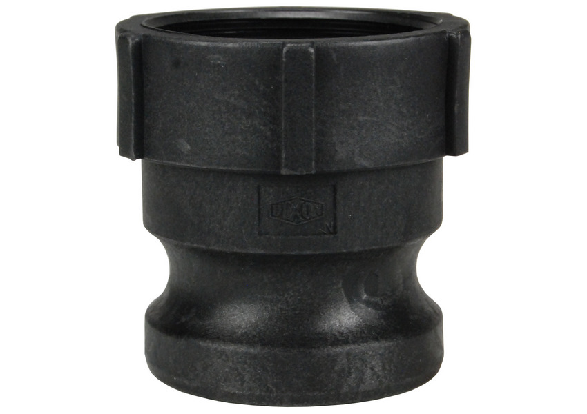 Polypropylene Cam & Groove Type A Adapter x Female NPT